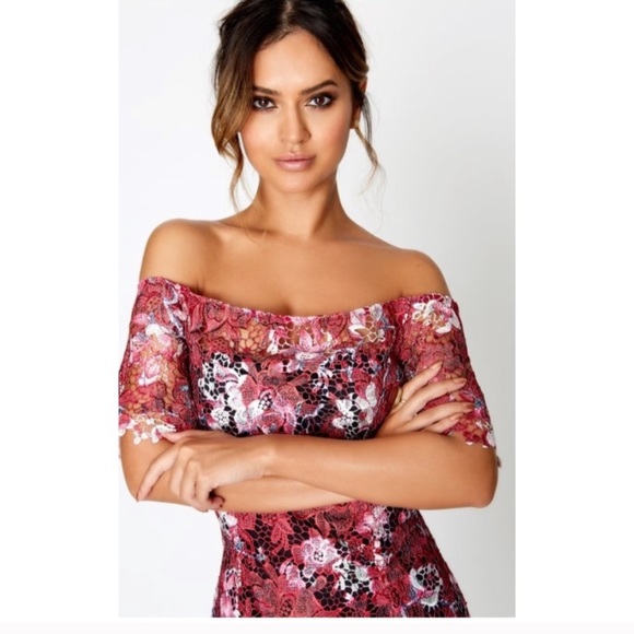 Pink Lace Dress - Picture 1 of 5